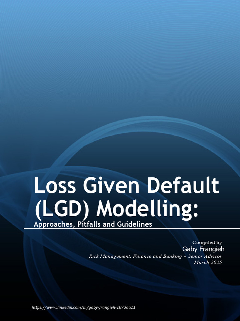 LGD Modelling: Approaches and Guidelines | PDF | Linear Regression ...