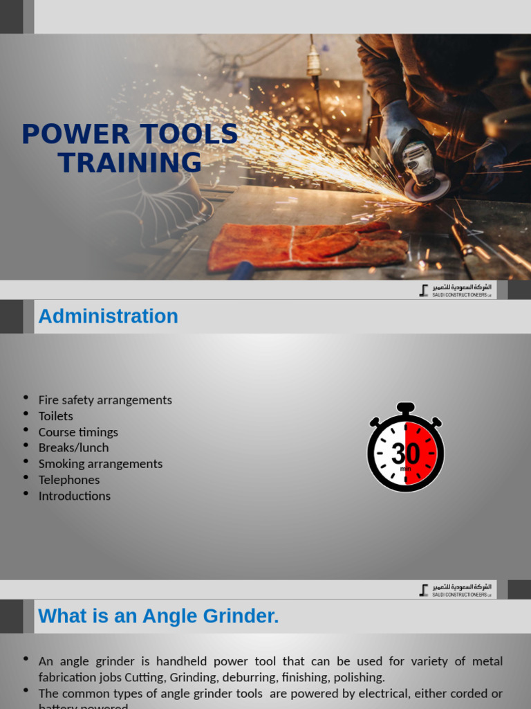 Angle Grinder Safety Guidelines | PDF | Personal Protective Equipment ...
