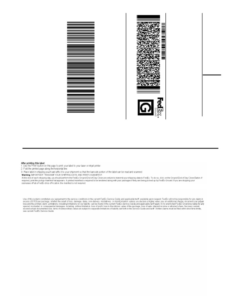 SH, 791671958610 Outbound Label | PDF
