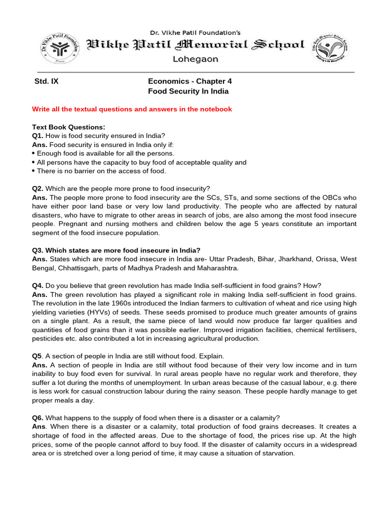 Food Security Challenges in India | PDF | Famine | Economies