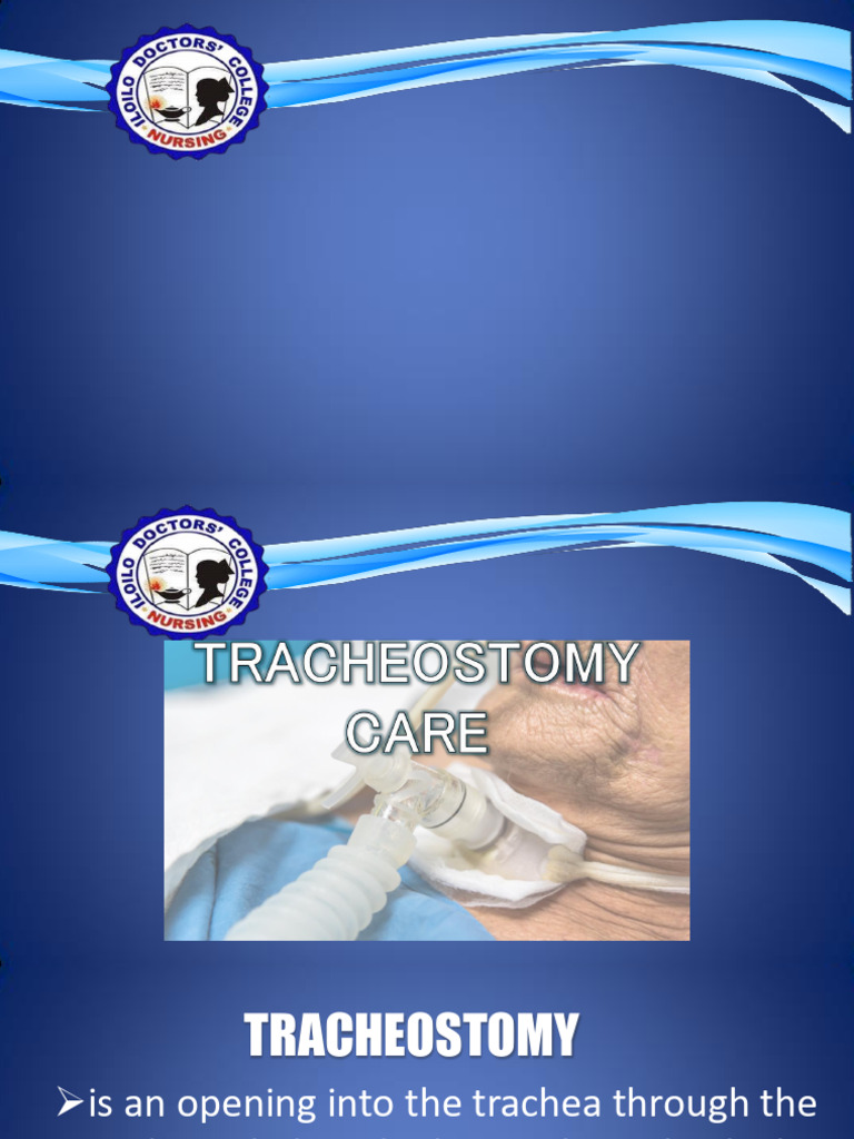 2 Skills Tracheostomy | PDF | Breathing | Respiratory Tract