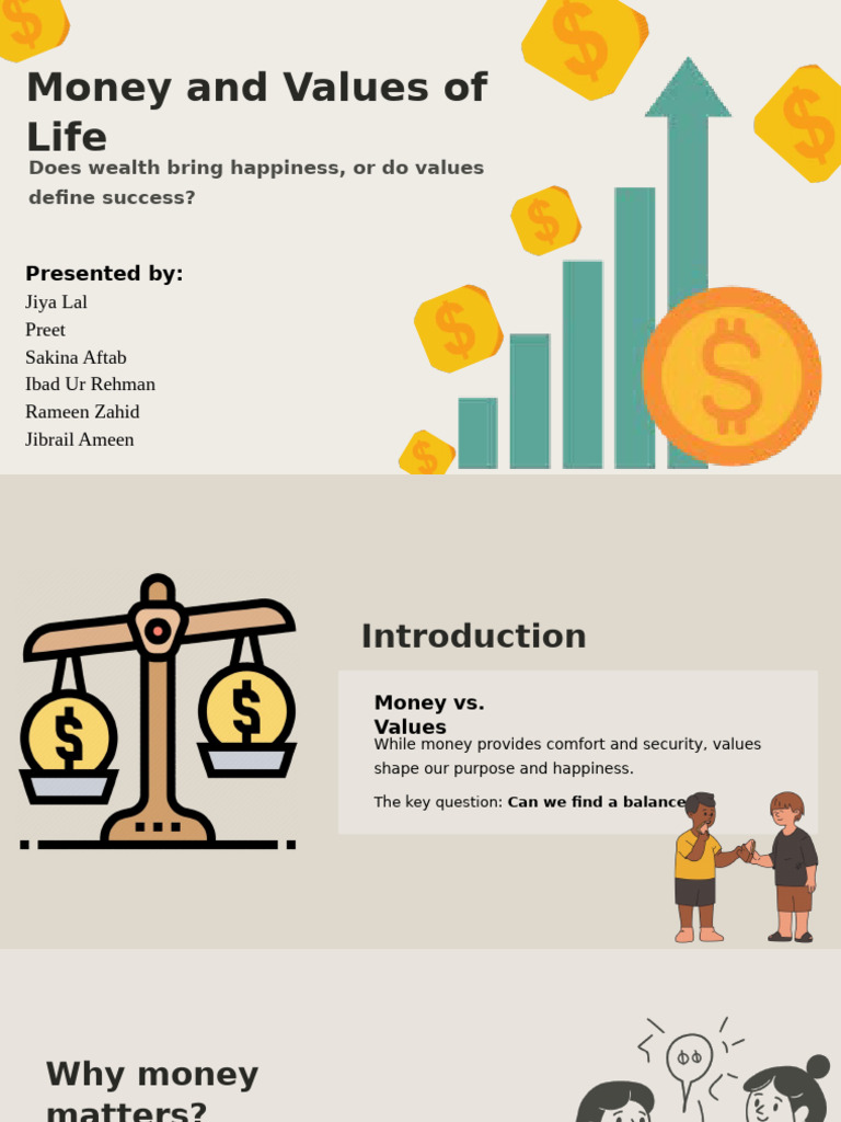 Balancing Wealth and Values for Happiness | PDF | Wealth | Psychology