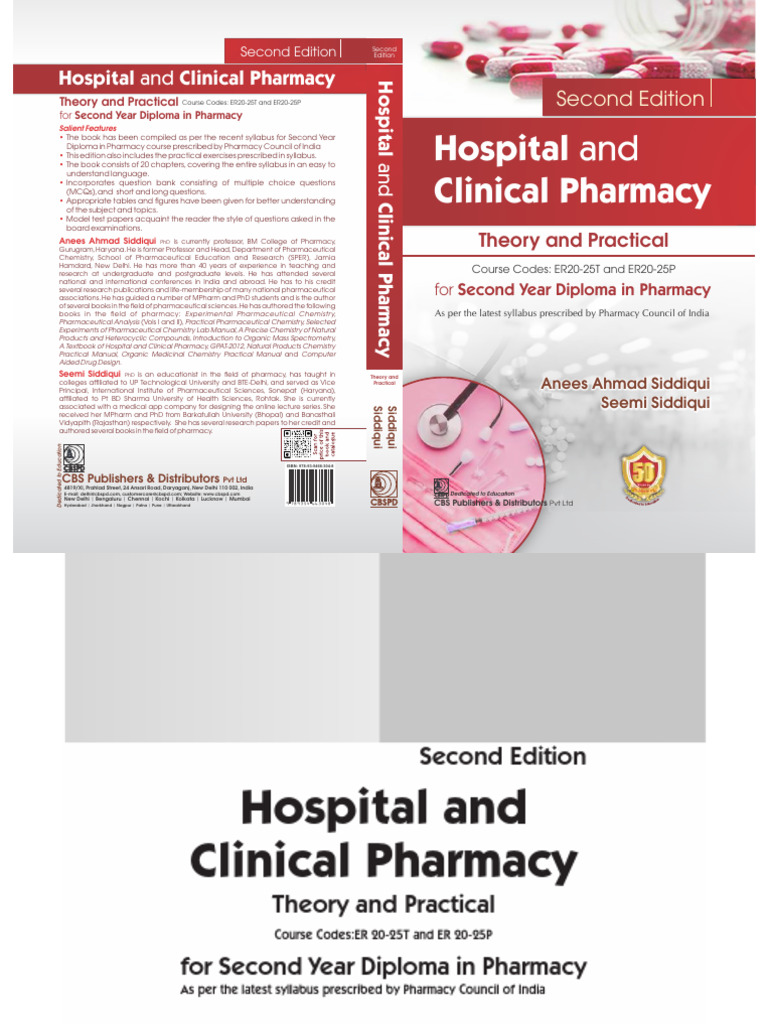 Hospital and Clinical Pharmacy Guide | PDF | Pharmacy | Pharmacovigilance