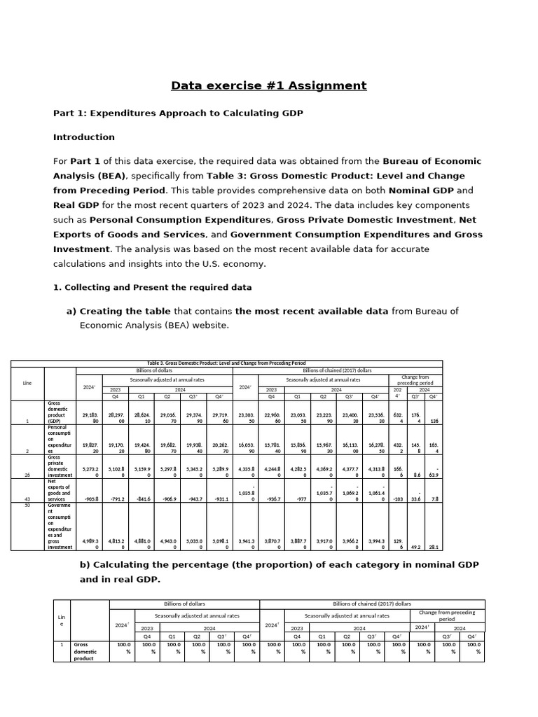 GDP Calculation and Government Spending | PDF | Gross Domestic Product ...