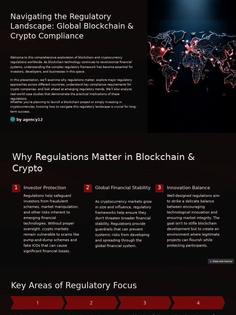 Global Blockchain & Crypto Regulations Guide | PDF | Cryptocurrency ...