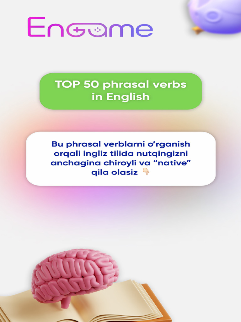 TOP 50 Phrasal Verbs | PDF