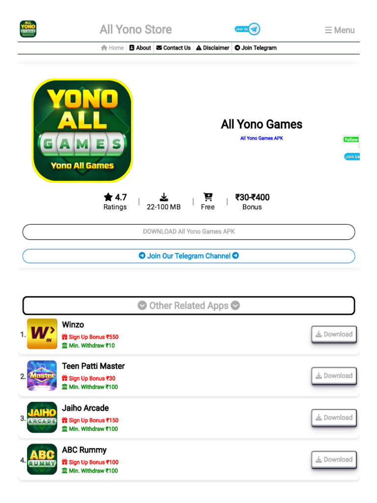 Yono Rummy APK Download