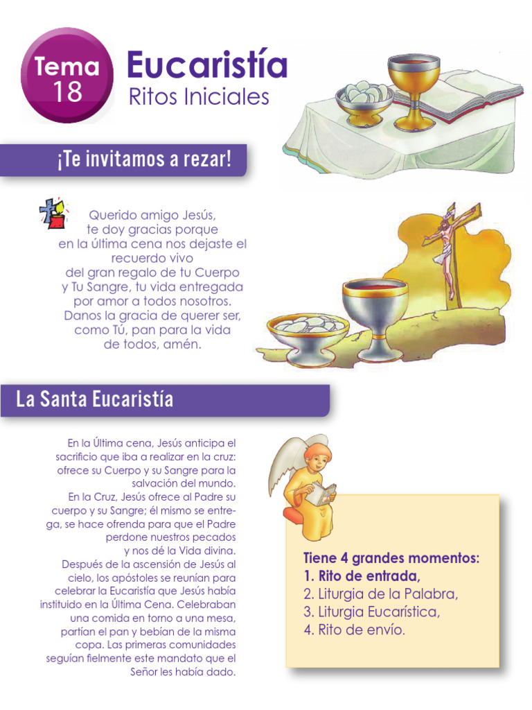 Ritos Iniciales en la Eucaristía | PDF | eucaristía | Última cena