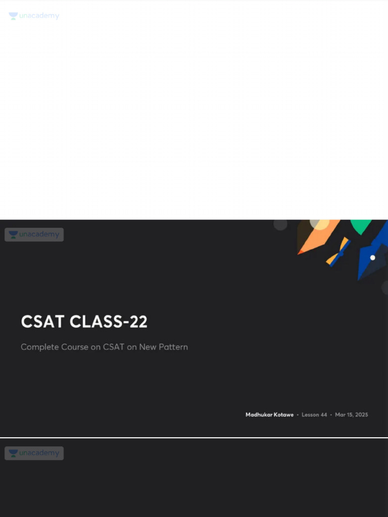 CSAT CLASS-22 With Anno 1743552067717 | PDF