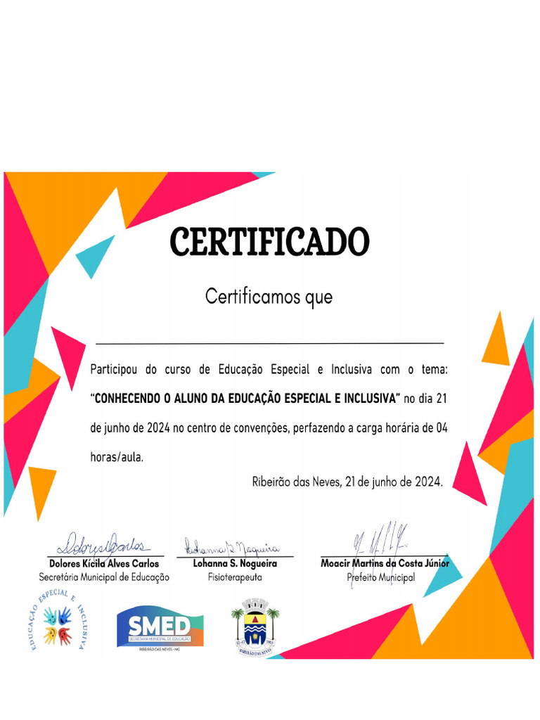 Certifica Do | PDF
