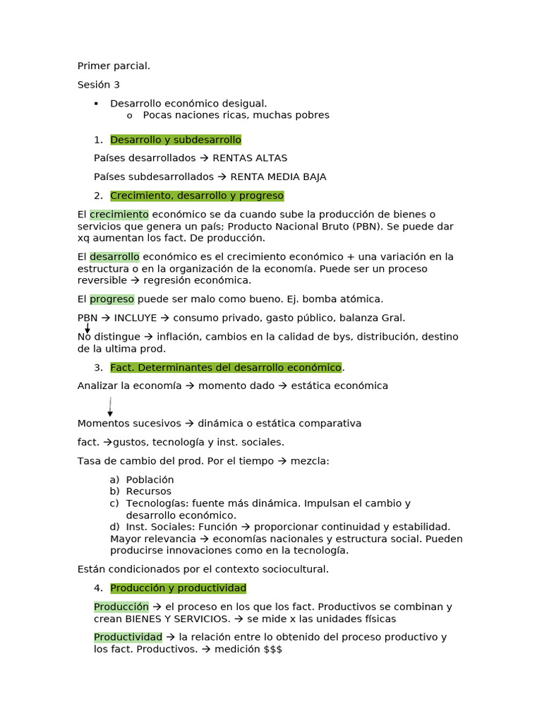 Desigualdad en el Desarrollo Económico | PDF | Desarrollo economico ...