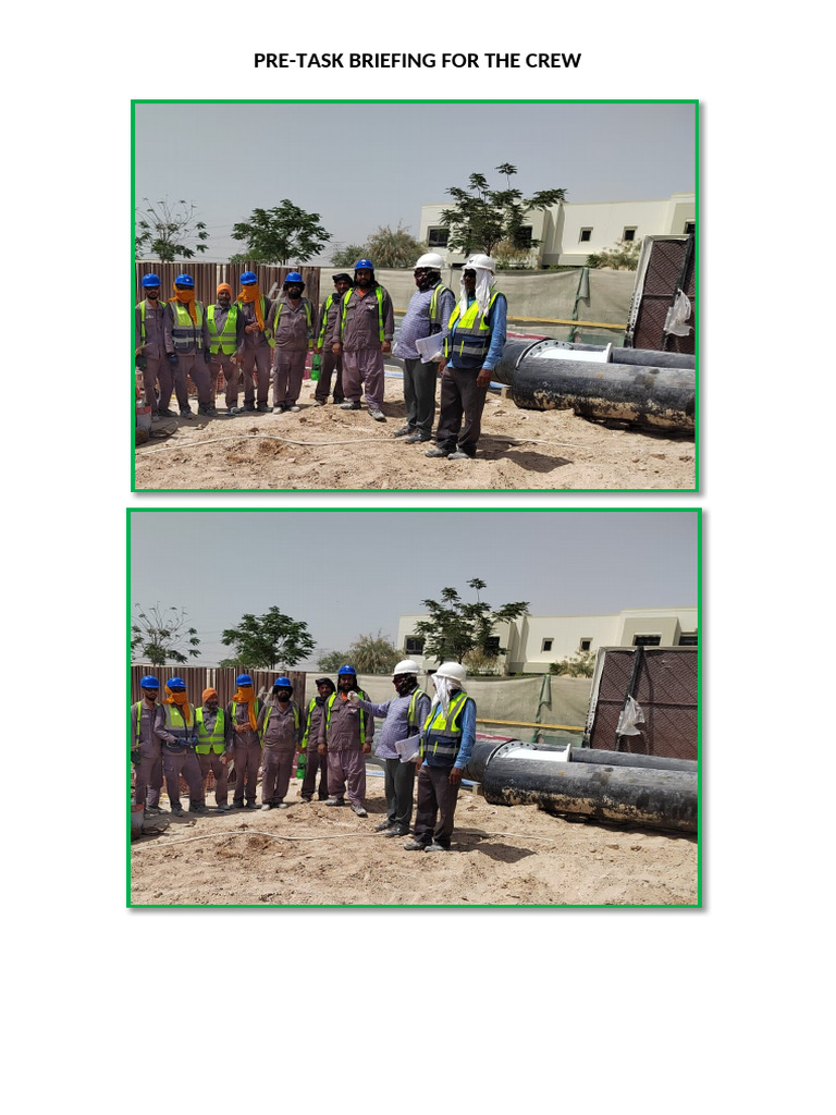 Pre-Task Briefing | PDF