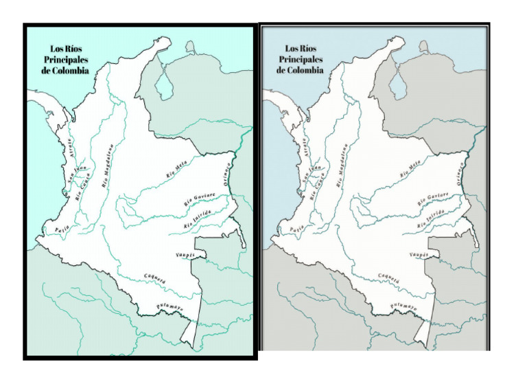 Mapa Rios de Colombia | PDF