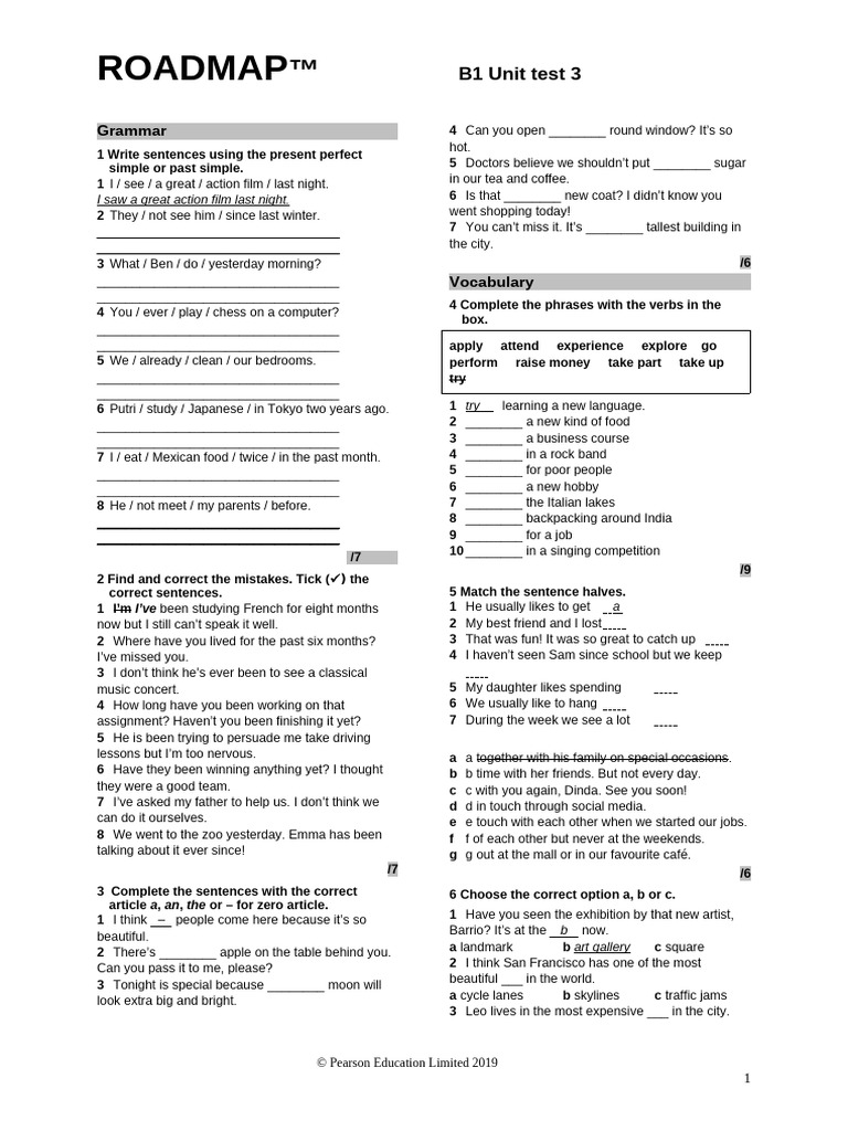 Unit Test 3 (Word) | PDF | Linguistics | Grammar