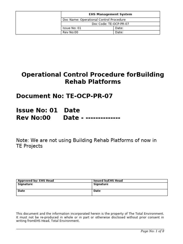 BR Platform | PDF | Crane (Machine) | Personal Protective Equipment