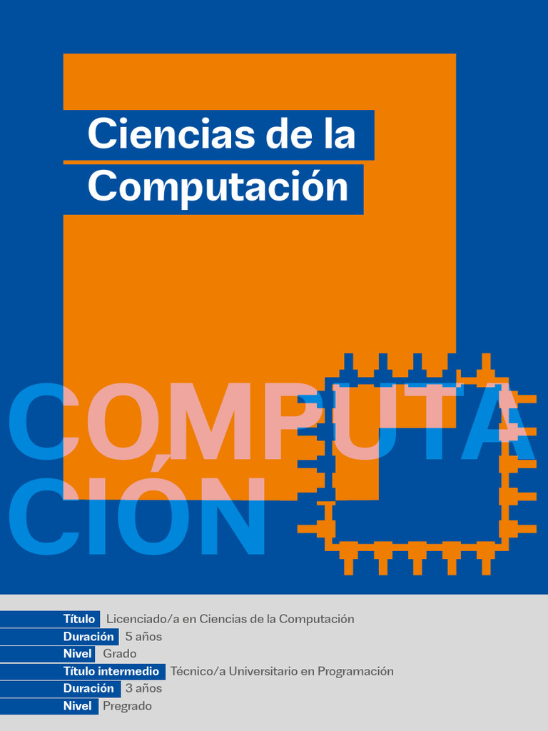 Licenciatura en Ciencias de la Computación | PDF | Ciencias de la ...