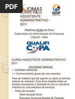 Curso de Assistente Administrativo - Aula 1