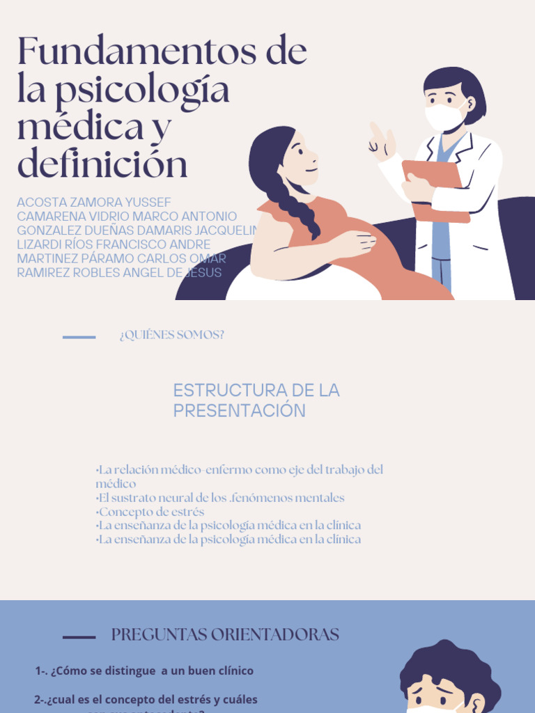 Fundamentos de Psicología Médica | PDF | Sicología | Estrés (biología)