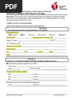 Heartsaver Roster | PDF | First Aid | Cardiopulmonary Resuscitation