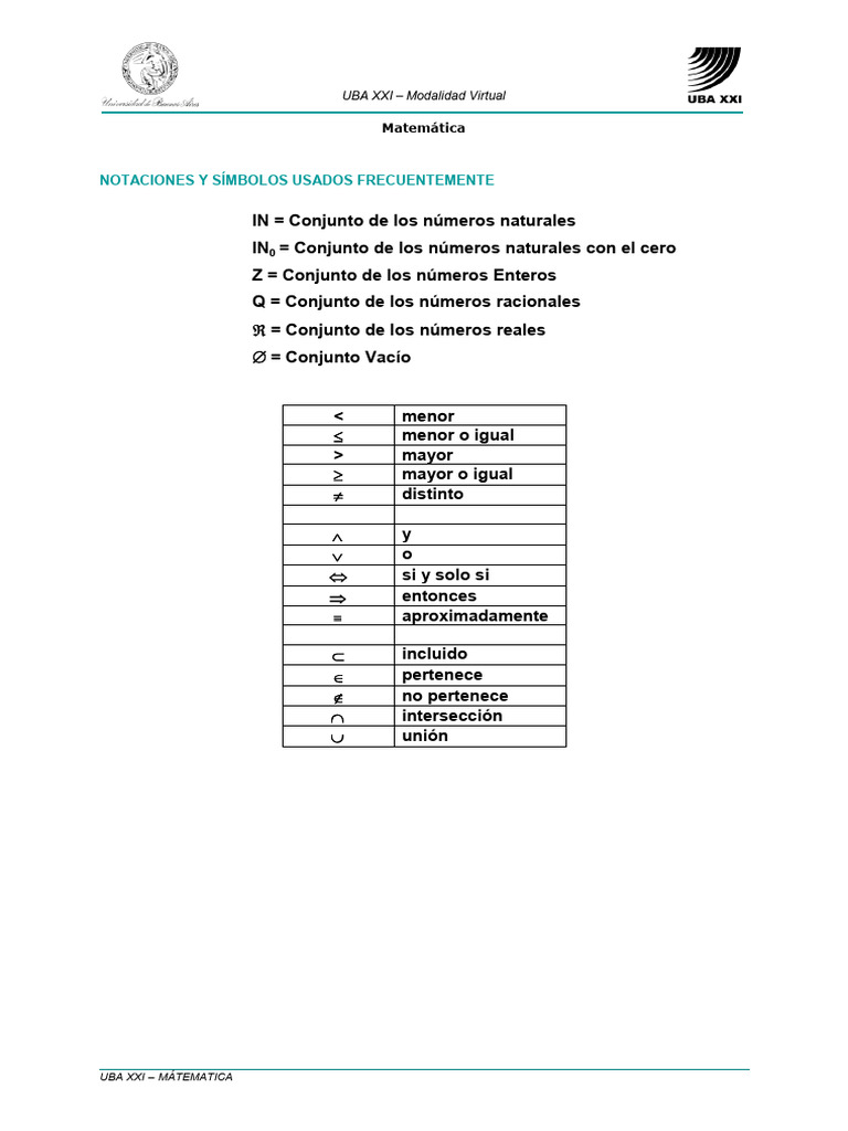 Simbolos | PDF