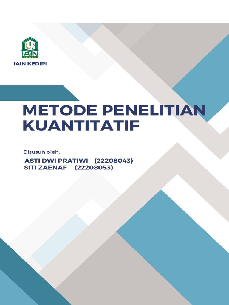 Latar Belakang Penelitian Kuantitati…