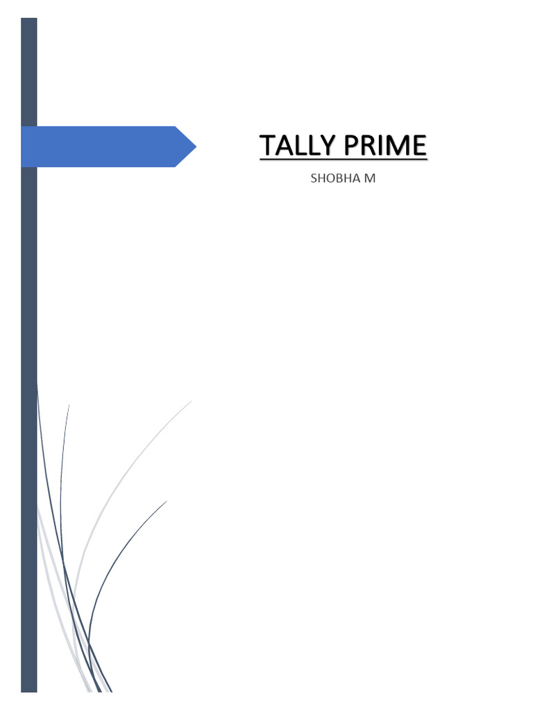 TALLY PRIME NOTES (9) | PDF | Debits And Credits | Expense