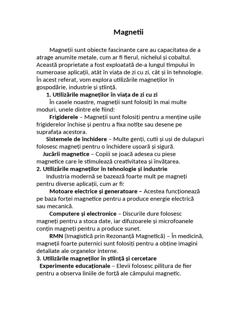 Magnetii | PDF