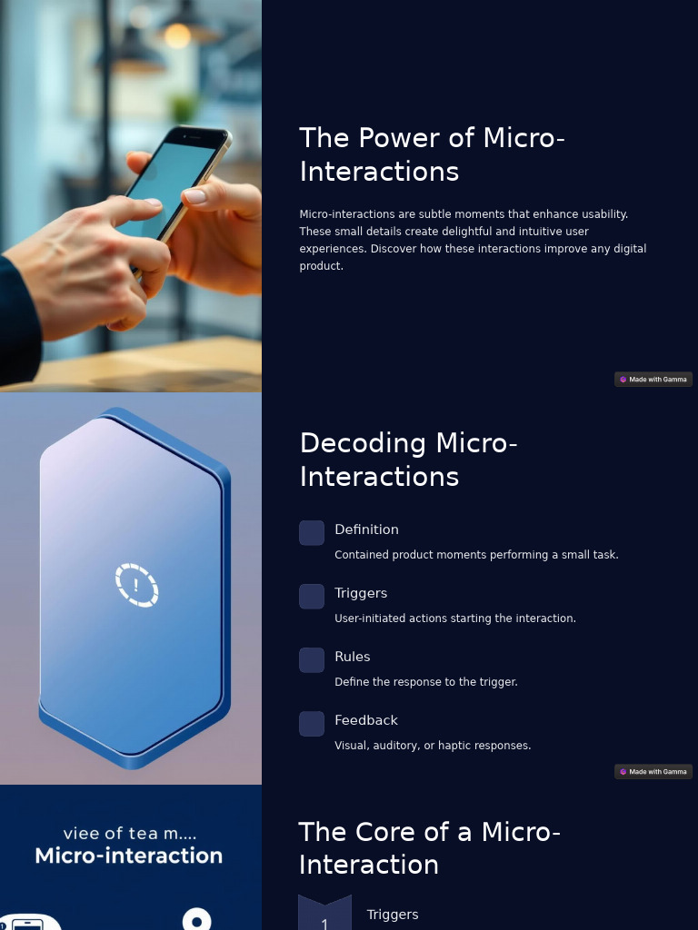 Enhancing Usability with Micro-Interactions | PDF