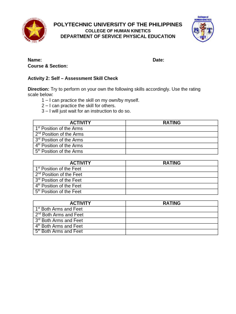 Skill Check Self-Assessment Guide | PDF