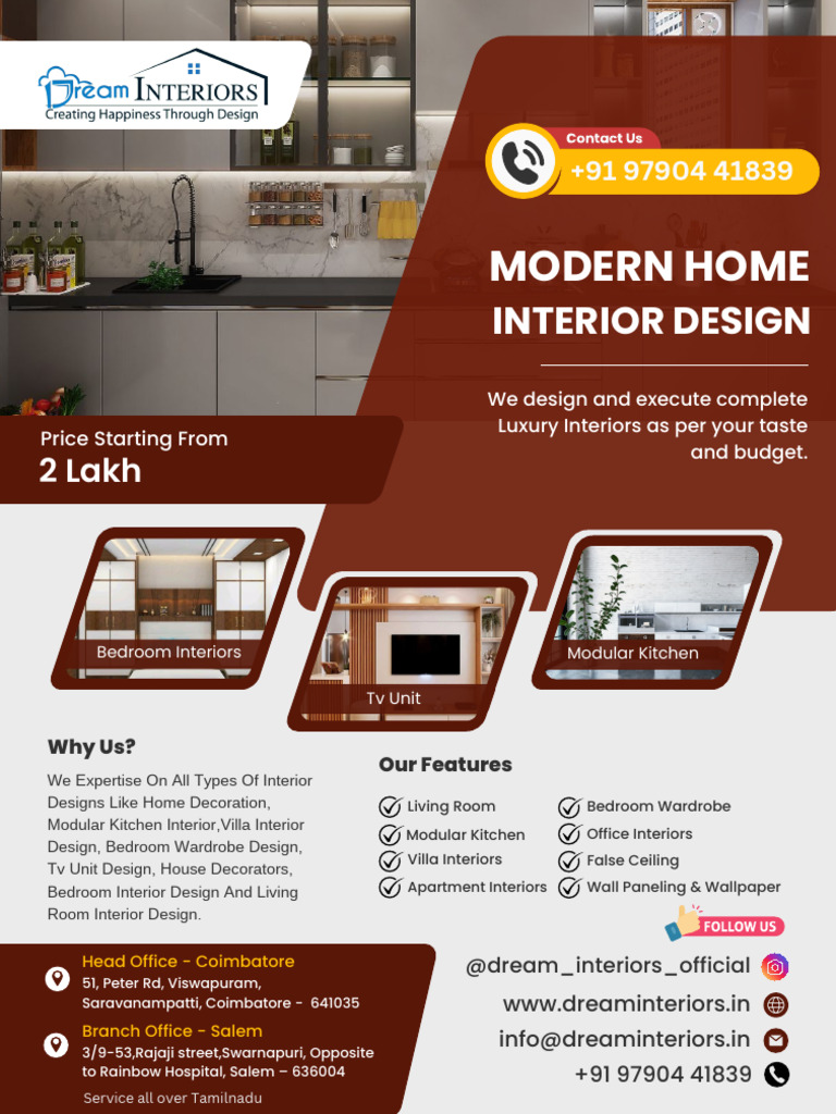 Dream Interiors Design Packages | PDF | Plywood | Interior Design