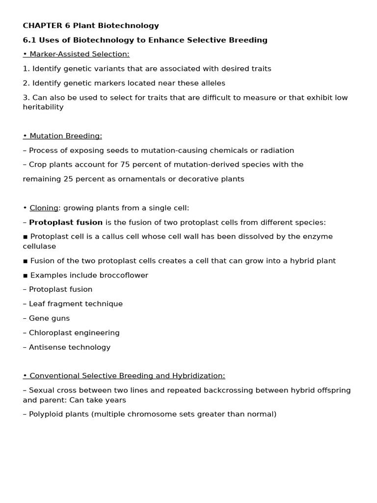 Biotechnology Not | PDF | Genetically Modified Organism | Genetic ...