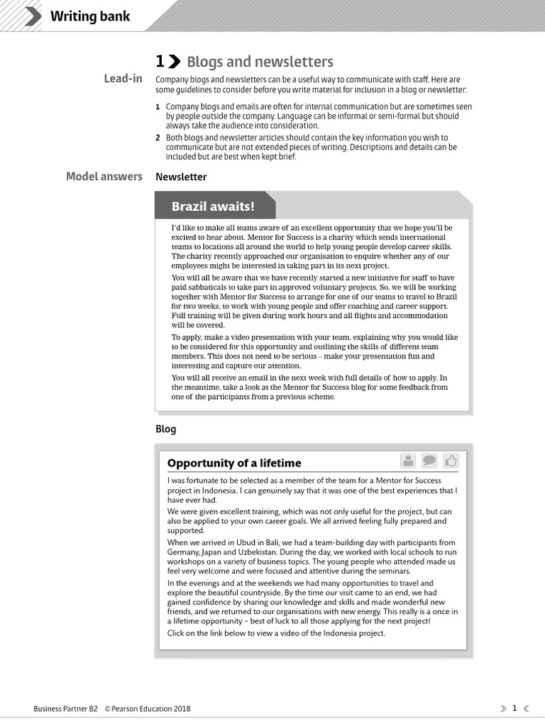 Guidelines for Internal Blogs & Newsletters | PDF | Human Communication ...