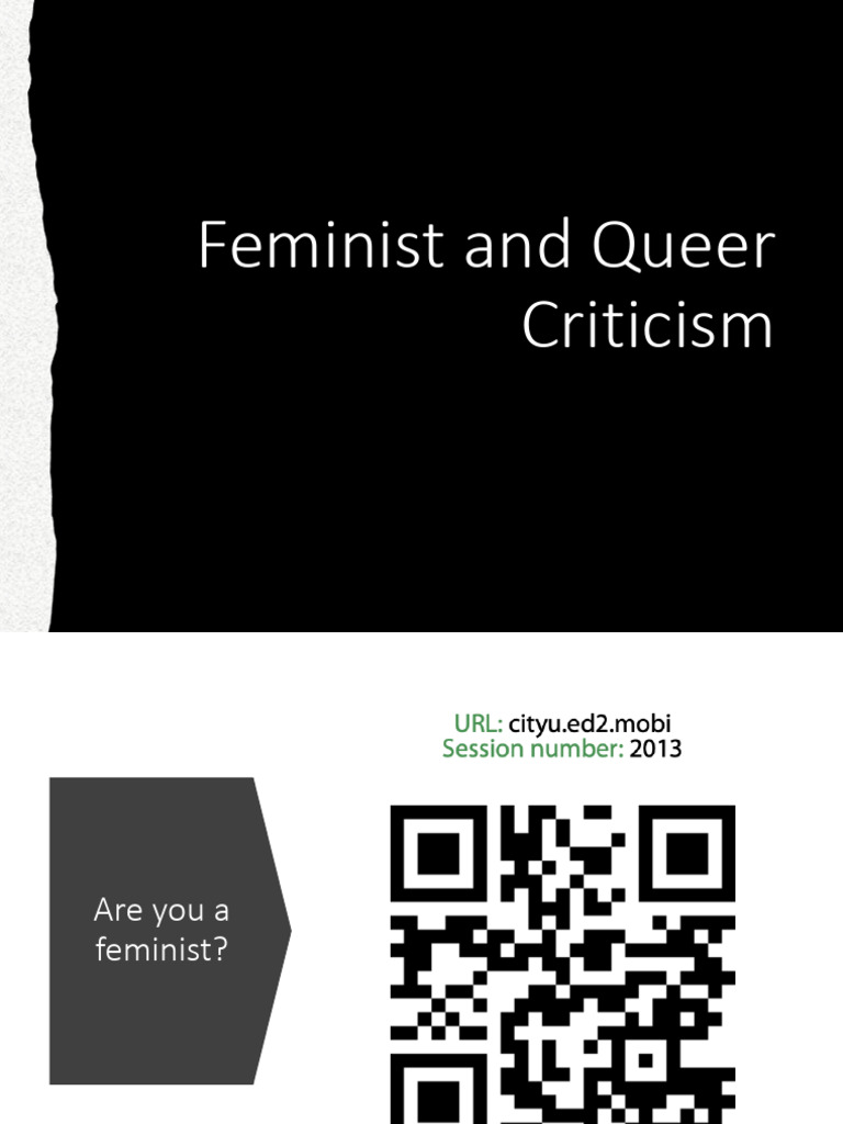 Feminist and Queer Literary Criticism | PDF | Feminism | Gender Studies