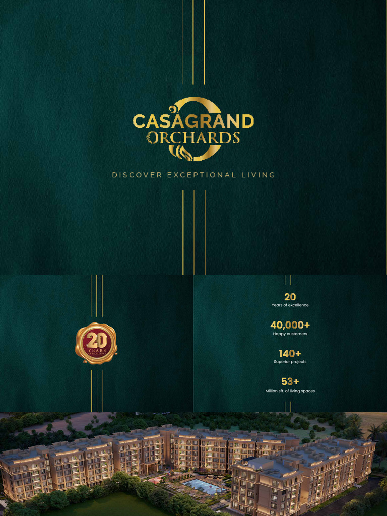 Image showcasing Casagrand Orchards: Luxury Living in Coimbatore | PDF | Apartment ...