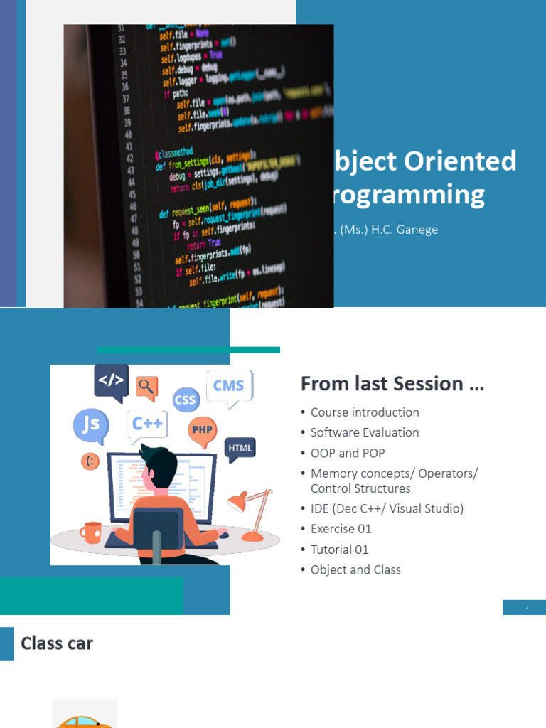 Lecture 03 Access Methods | PDF | Class (Computer Programming) | Object ...