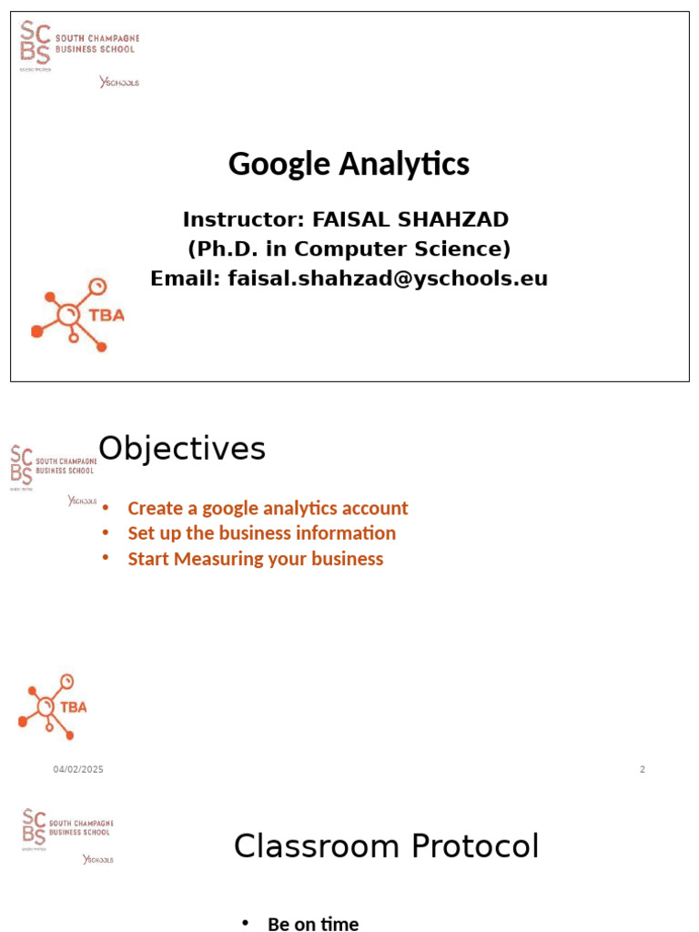 Google Analytics Setup Guide | PDF | Websites | World Wide Web