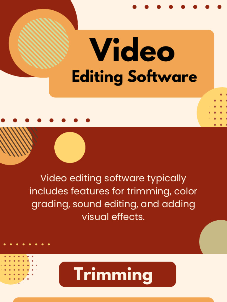 Essential Video Editing Software Features | PDF | Video | Imaging