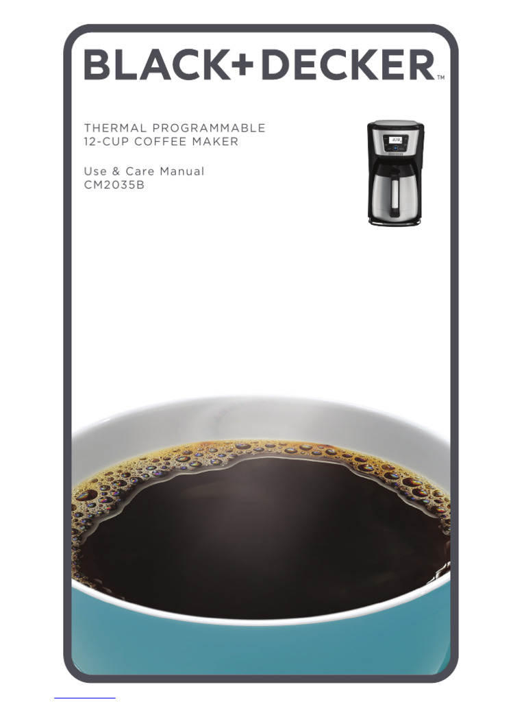 Thermal Programmable Coffee Maker | PDF | Coffee