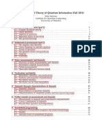 Quantum Information Lecture Notesl