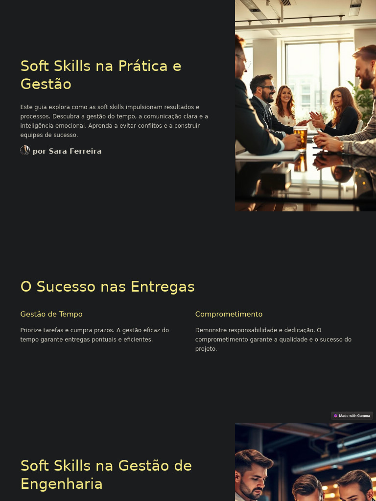 Soft Skills para Gestão Eficaz e Sucesso | PDF
