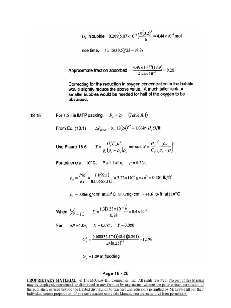 Unit Operations Solution Manual Notice | PDF