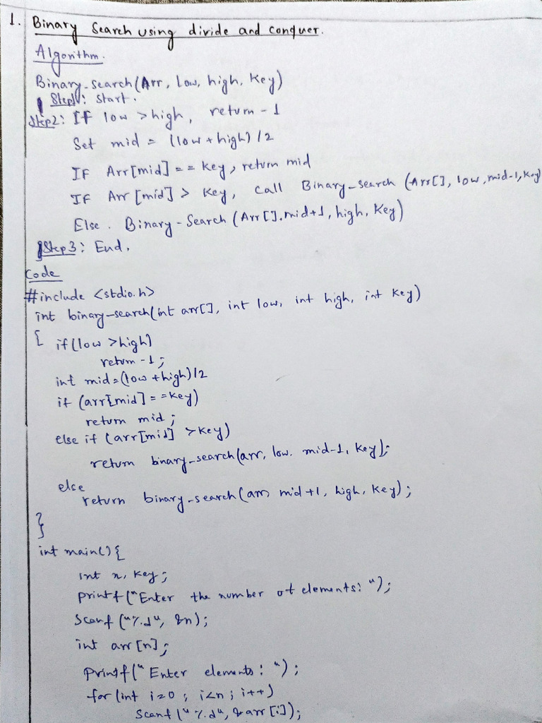 Binary Search and Sorting Algorithms | PDF