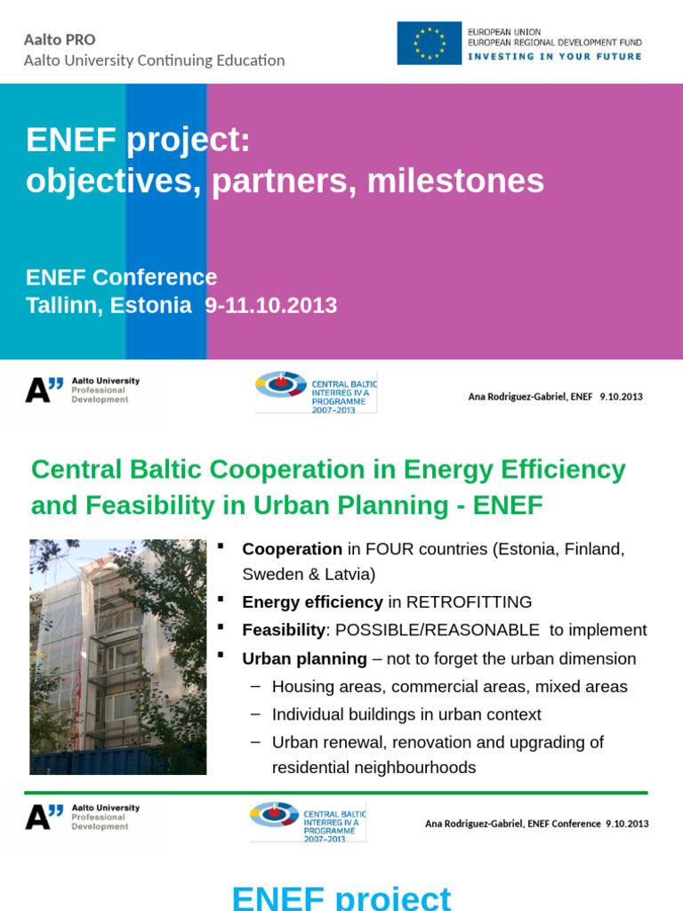 ENEF Project Ana Rodriguez 09102013 | PDF | Efficient Energy Use ...