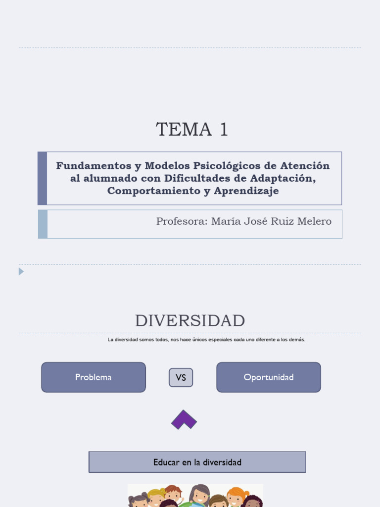 Atención a la Diversidad Educativa | PDF | Inclusión (Educación ...