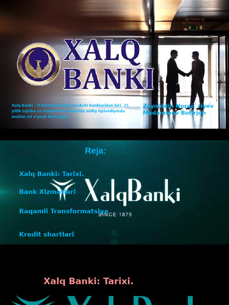 Xalq Banki | PDF