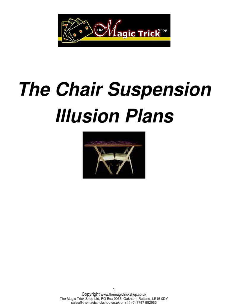 The Chair Suspension Structural Steel Magic (Illusion)