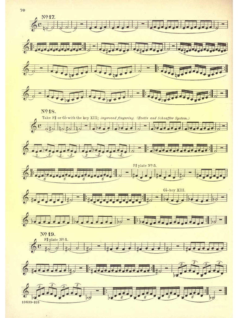 Finger Exercises de Ville - Universal Saxophone Method (Dragged) 2 | PDF