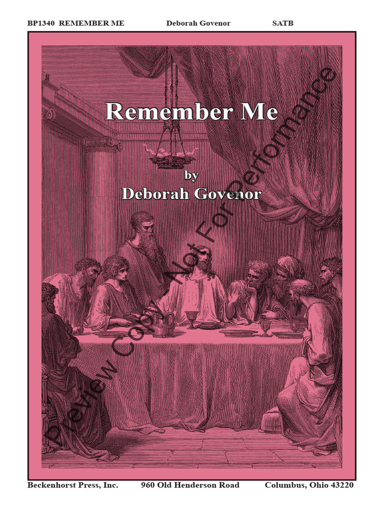 BP1340 Remember Me COMPLETE | PDF