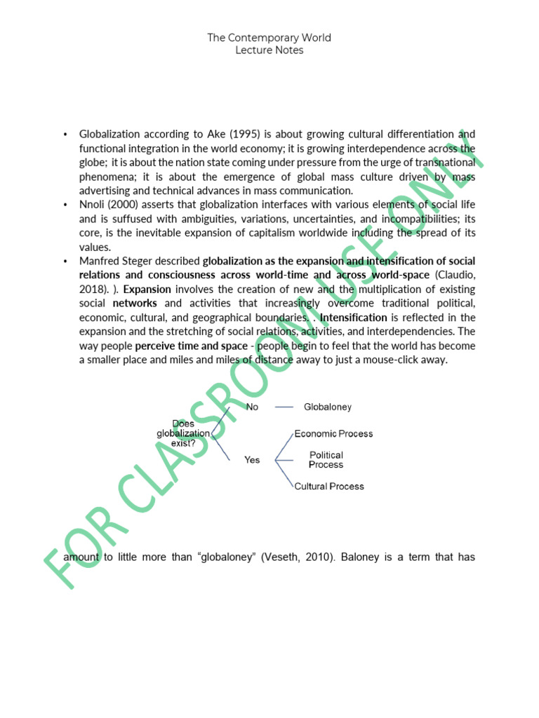 Understanding Globalization: Key Concepts | PDF | Cold War | Free Trade