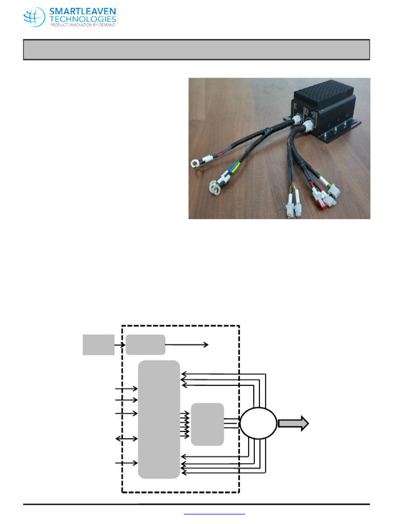 Traction Motor Controller Datasheet | PDF | Electric Motor | Machines